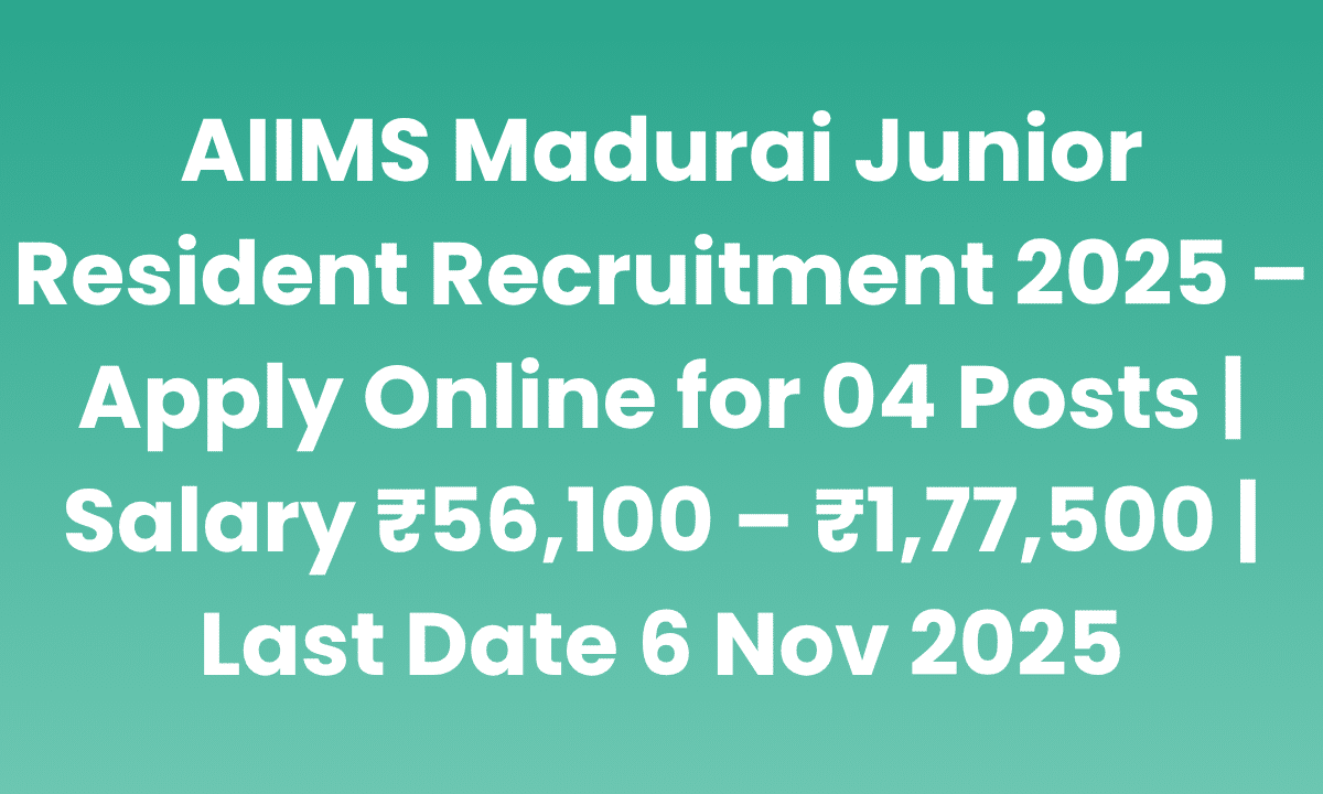 AIIMS Madurai