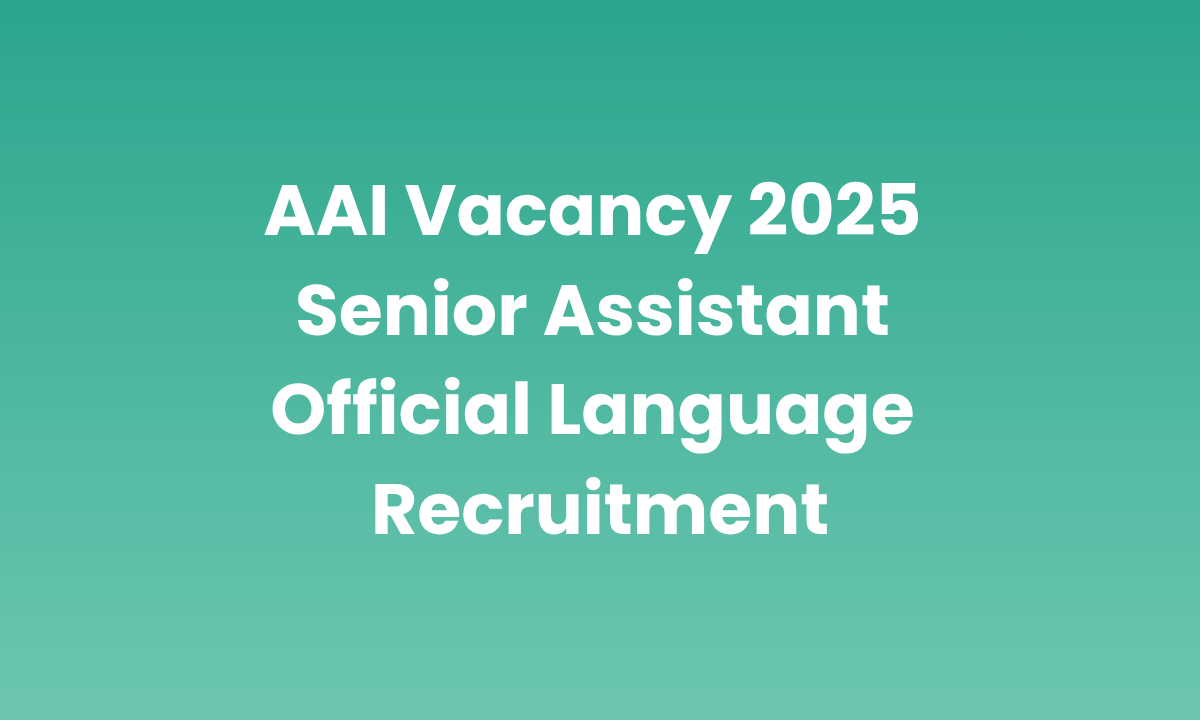 aai vacancy