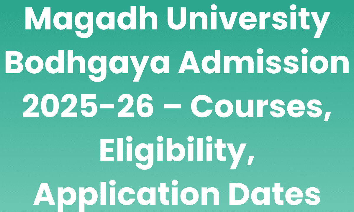 magadh university bodhgaya