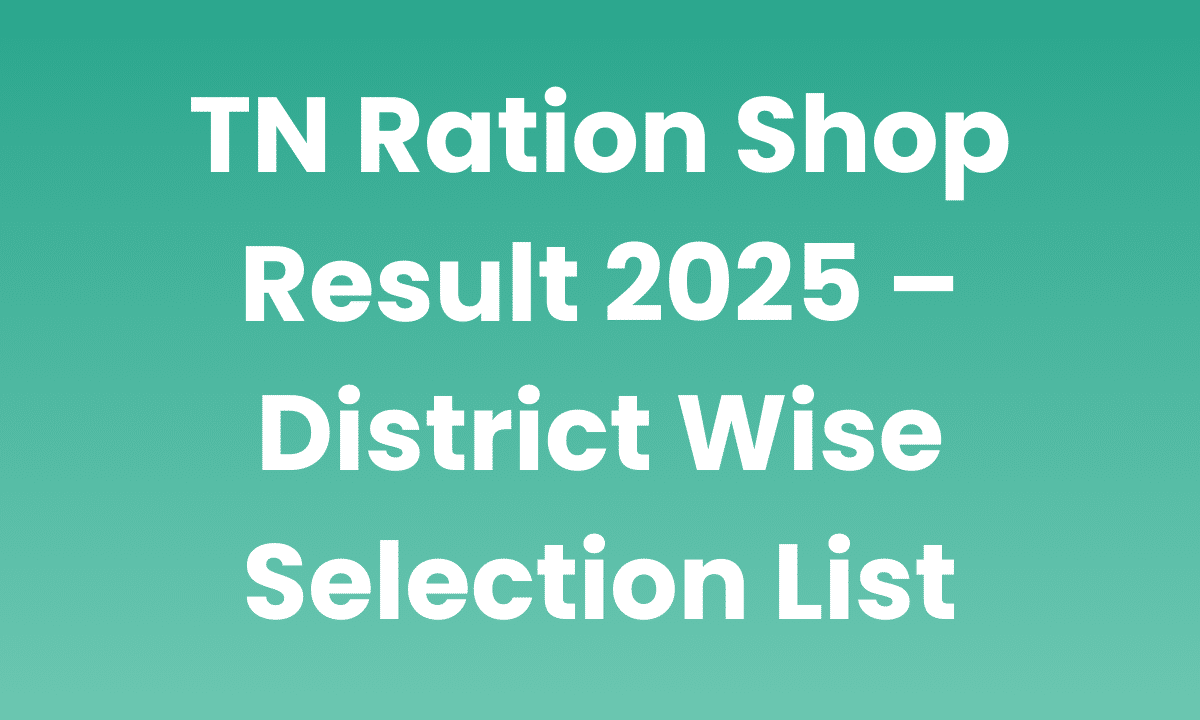 ration shop result 2025