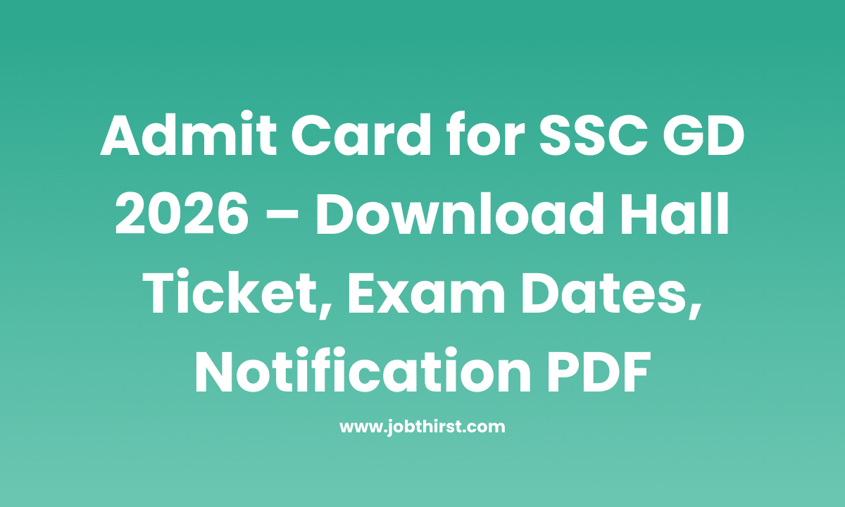 admit card for ssc gd