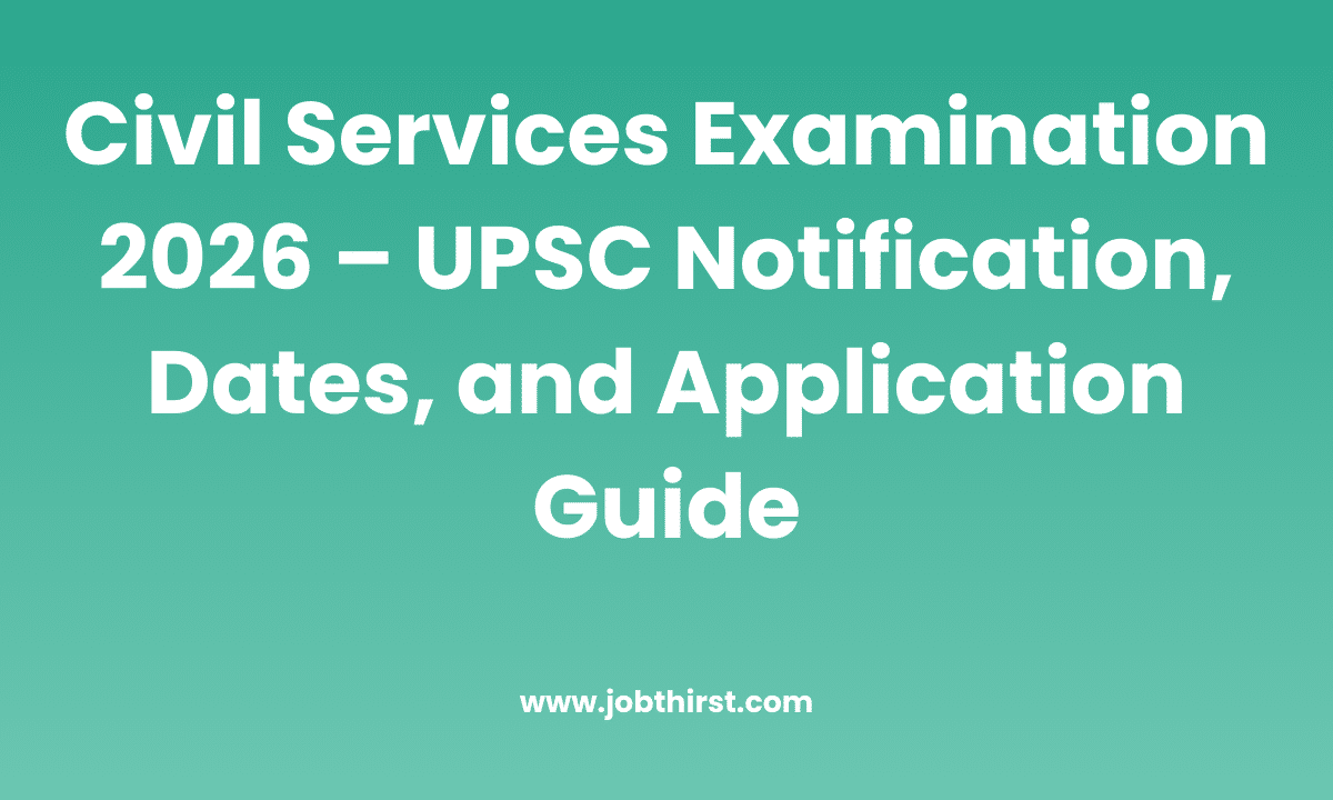 Civil Services Examination 2026